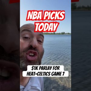 $1,000 NBA PARLAY TODAY! (Heat vs Celtics Prediction)