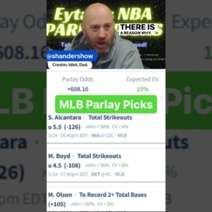 $700 MLB PARLAY TODAY (3-Leg Parlay)