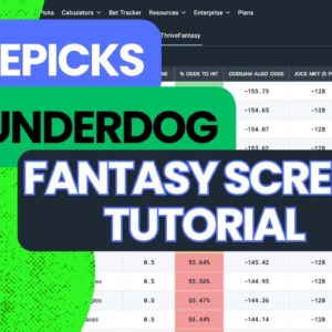 PrizePicks, Underdog Fantasy Screen: How to Find the MOST PROFITABLE Player Prop Picks on PrizePicks