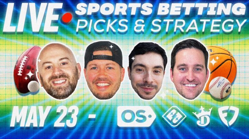 Sports Betting Picks & Parlays 5/23 | Live Strategy Q&A | The Odds Shop