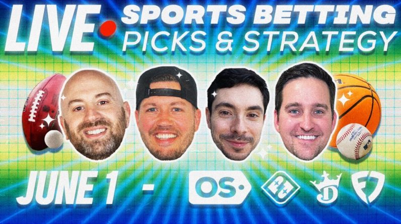 Sports Betting Picks & Parlays 6/1 | Live Strategy Q&A | The Odds Shop