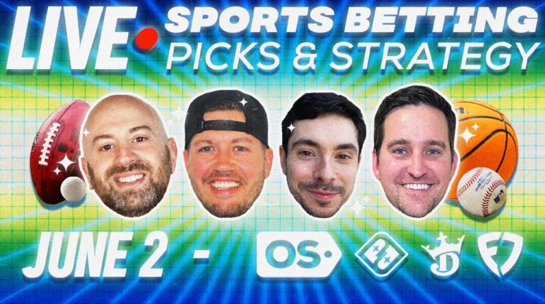 Sports Betting Picks & Parlays 6/2 | Live Strategy Q&A | The Odds Shop