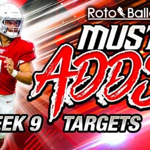 Week 9 Pickups Fantasy Football RB, WR, TE, QB