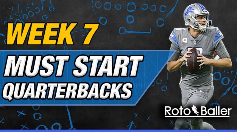 Start em Sit em Quarterbacks Week 7