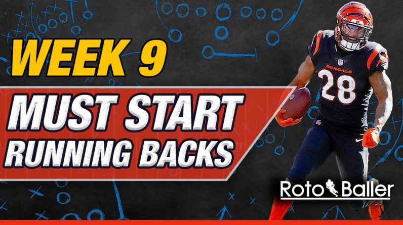 Start em Sit em Running Backs for Week 9