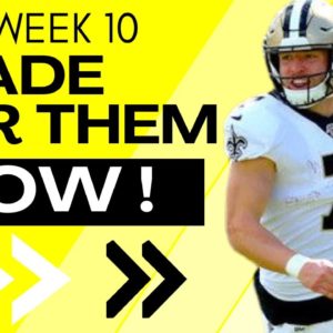 Fantasy Football Week 10 Trade Targets