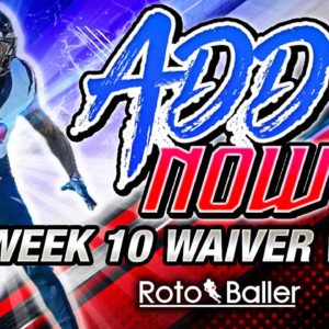 Fantasy Football Week 10 Waiver Wire