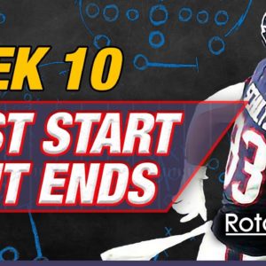 Start em Sit em Fantasy Football Week 10 Tight Ends (TE)