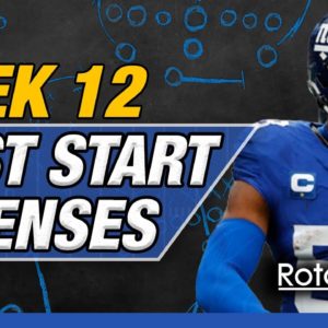 Start em Sit em Defenses for Week 12