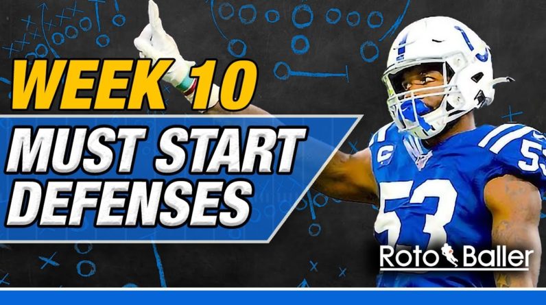 Start em Sit em Fantasy Football Week 10 Defenses (D/ST)