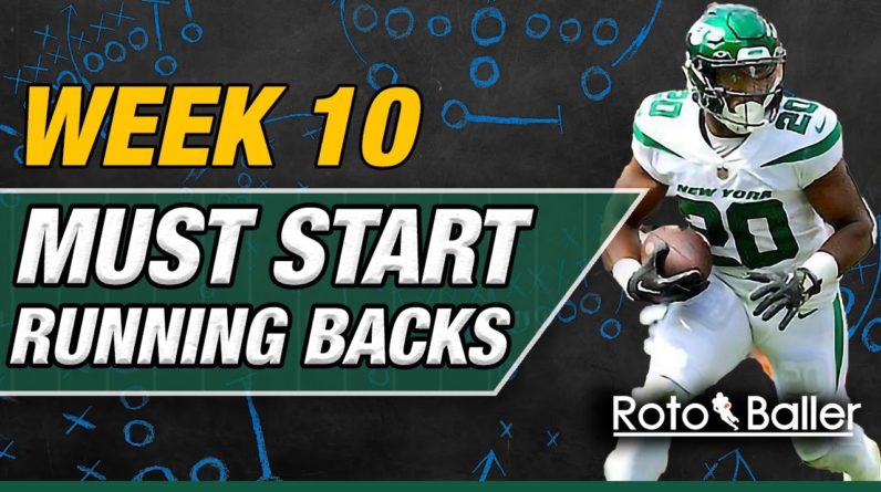 Start em Sit em Fantasy Football Week 10 Running Backs (RB)