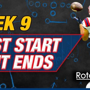 Start em Sit em Tight Ends for Week 9