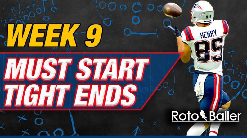 Start em Sit em Tight Ends for Week 9