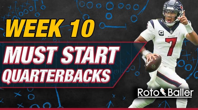 Start em Sit em Fantasy Football Week 10 Quarterbacks (QB)