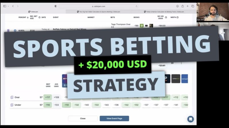 Sports Betting Strategy: Turning $20,000 into Gold in Just 4 Months