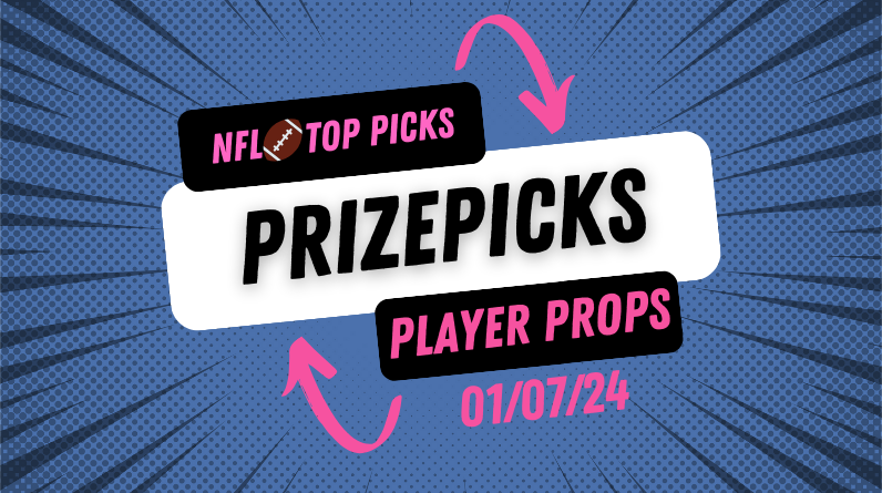 NFL Prizepicks Today Sunday 1/7/24