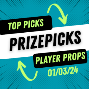 Prizepicks Today Wednesday 1/3/24