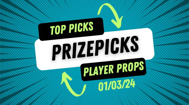 Prizepicks Today Wednesday 1/3/24