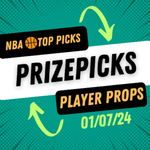 NBA Prizepicks Today Sunday 1/7/24